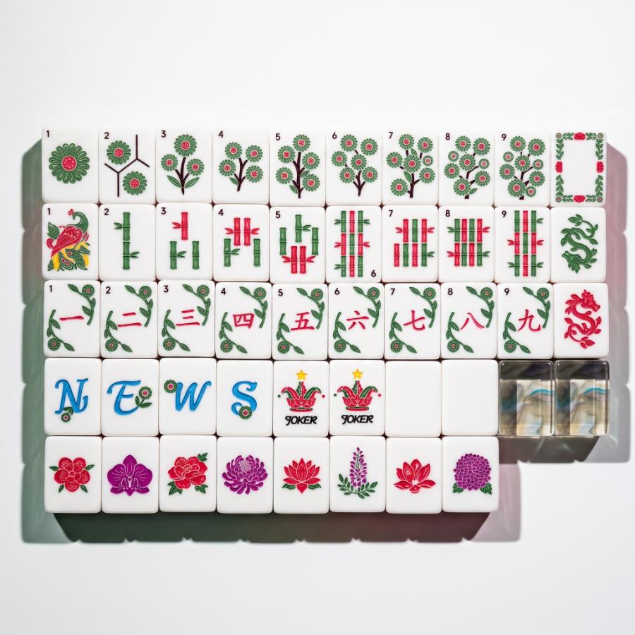 Opal Mist Mahjong Tiles 2