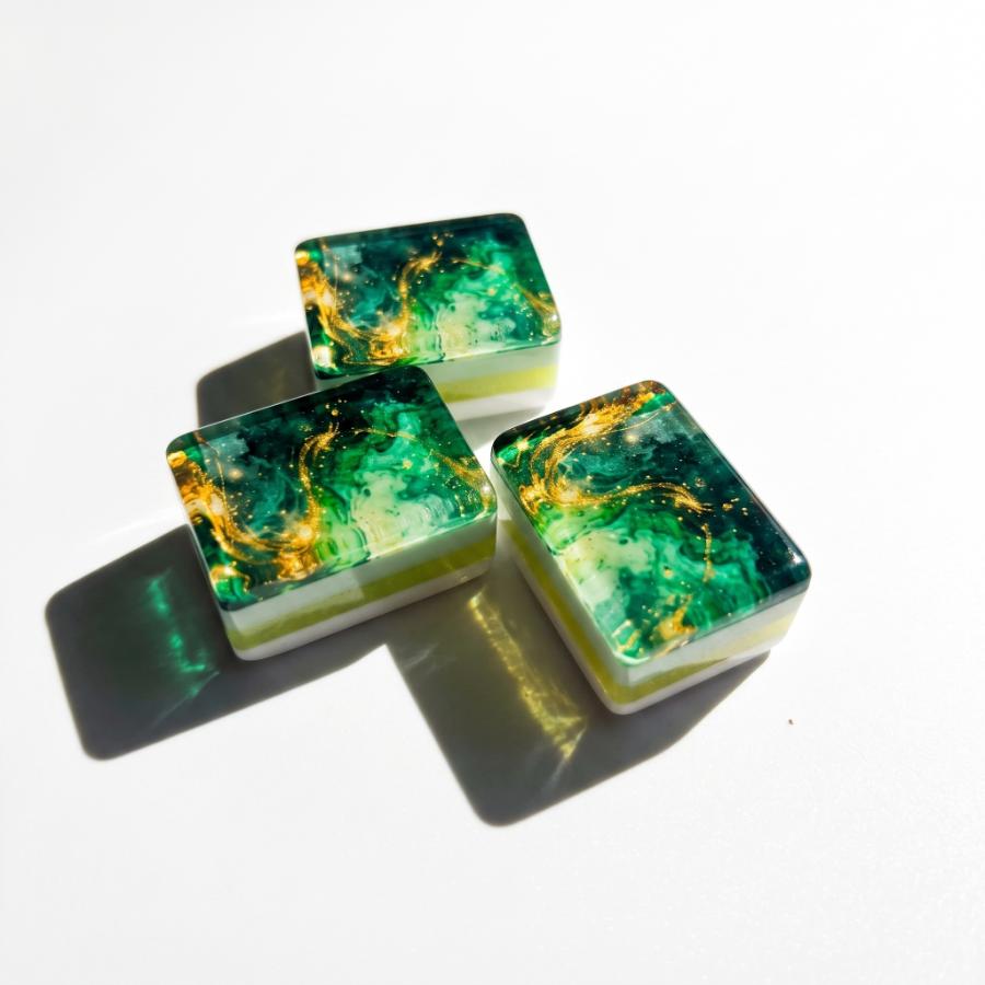 The Emerald Vein Mahjong Tiles 3