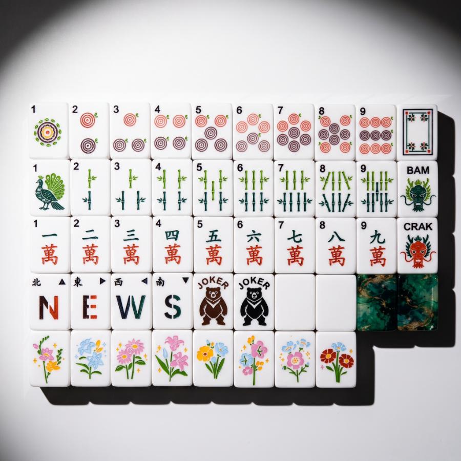 The Emerald Vein Mahjong Tiles 2
