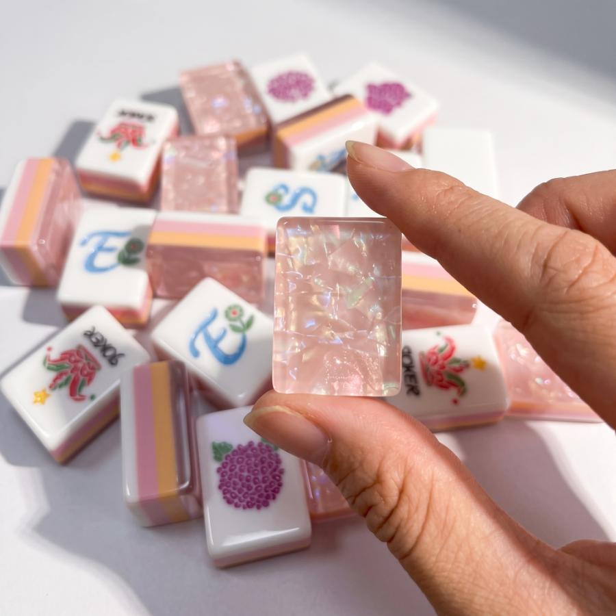 Blush Grove Mahjong Tiles